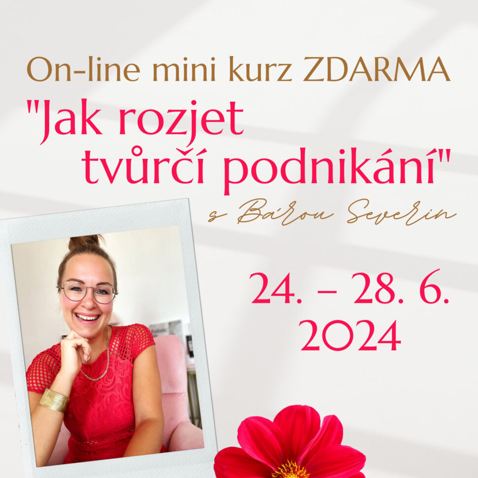 Mini kurz zdarma "Jak rozjet tvůrčí podnikání".