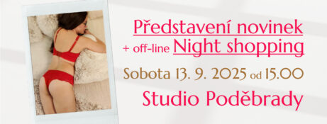 Off line Night shopping v Poděbradech