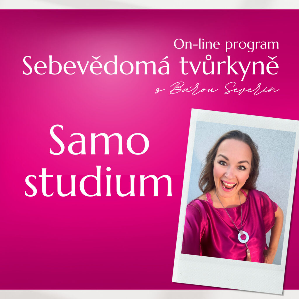 Sebevědomá tvůrkyně. On-line program mentorky Báry Severin formou samostudia.