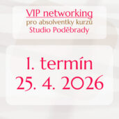 VIP networking pro Absolventky kurzů