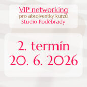 VIP networking pro Absolventky kurzů