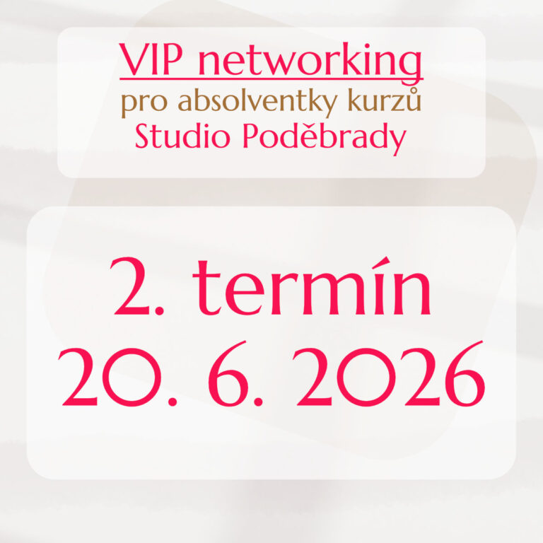 VIP networking pro Absolventky kurzů
